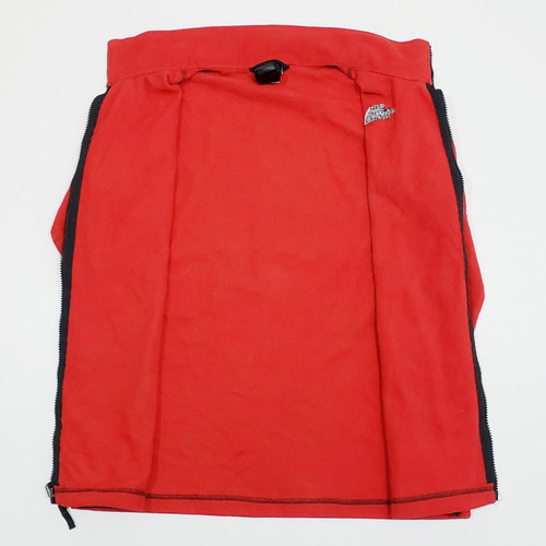 The North Face fleece zip jacket size M like new, red