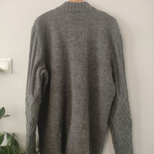Jagdhund gray 100% wool vest XXL like new