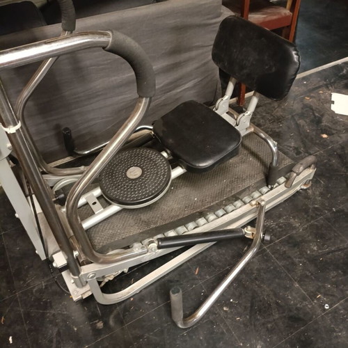 Fitness multi-gym treadmill-rowing machine used