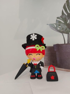 PinyPon Mary Poppins set used with accessories