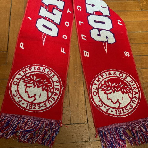 Olympiakos Boutique Scarf 1996-97 used, authentic