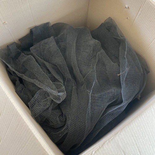 Black Protective or Shading Net like new, 25m x 3.5m