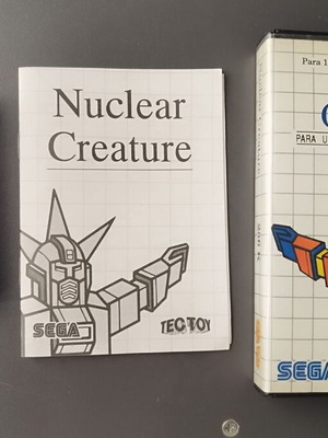 Sega Master System Nuclear Creature game Tec Toy