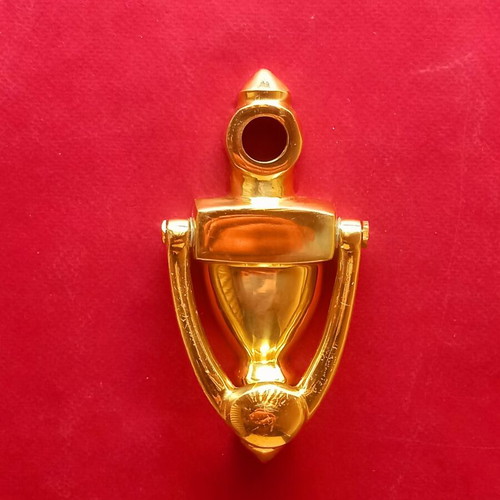 Brass door knocker