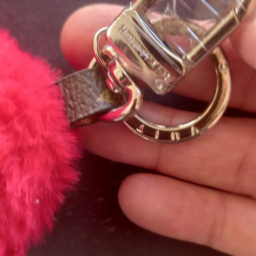 Louis Vuitton keychain new, red heart charm