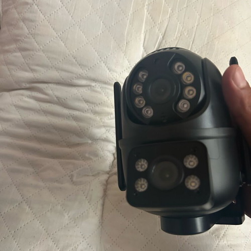 Wifi dual camera 3MP new with color night vision and motion detection
