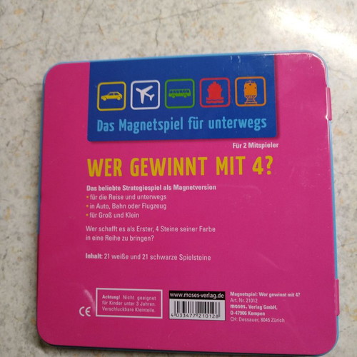 Travel board game in metal box II like new