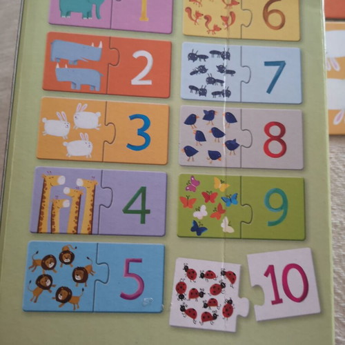 Puzzle 2 The Numbers used, set of 10 by Psychogios