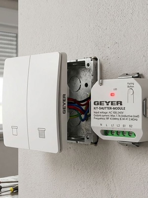 Geyer Kit-Shutter Έξυπνος έλεγχος ρολών Smart Home WiFi & RF
