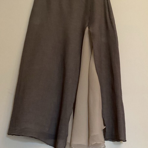 Toni Gard women's set transparent cropped jacket and asymmetric skirt like new