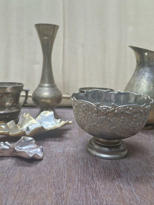 Brass items used, pack of 7 assorted pieces