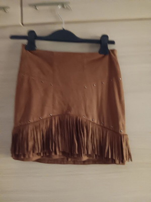 Bershka skirt used, size S, brown