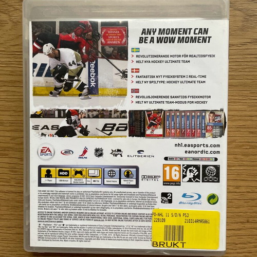 NHL 11 για PlayStation 3 μεταχειρισμένο, αθλητικό παιχνίδι