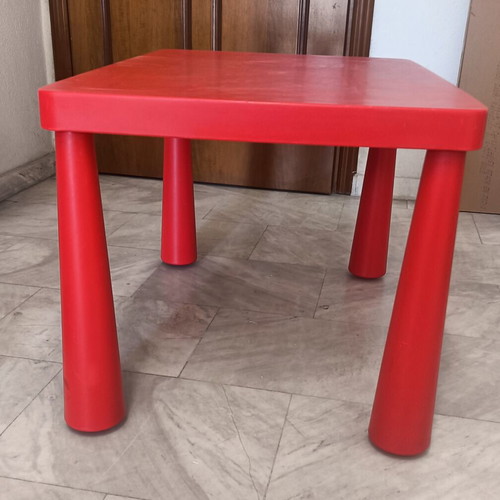 IKEA children's table red used, very good condition