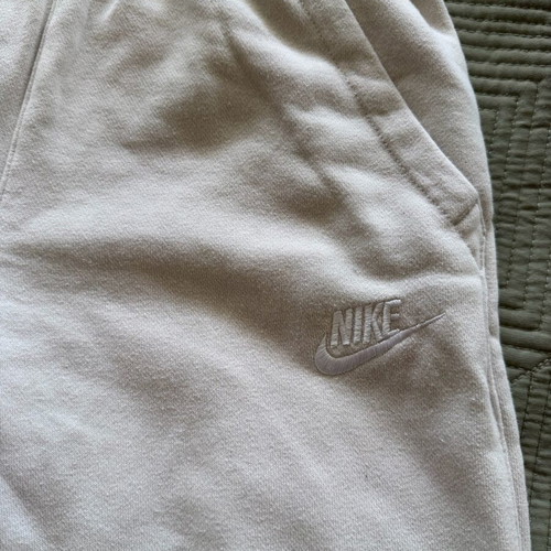 Nike kids sweatpants used, size M, beige