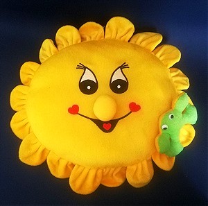 Emoji Λούτρινο Μαξιλάρι με Βατραχάκι σε Σχήμα Λουλουδιού/Ωραίο Δώρο για την Ημέρα του Αγ. Βαλεντίνου