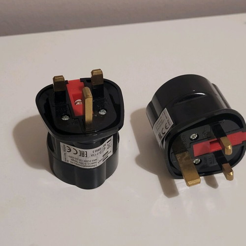 Brennenstuhl UK Plug Adapters new, pack of 2