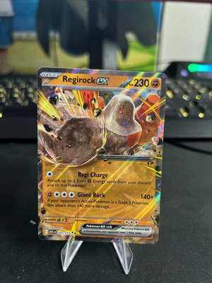 Regirock ex Pokémon card like new Asc 107/217