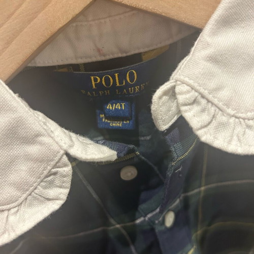 Ralph Lauren dress with belt for 4-year-old girl like new