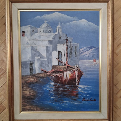 Oil painting seascape