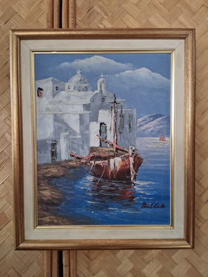 Oil painting seascape