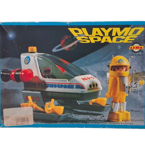 Vintage Lyra Playmobil Playmospace 3509 Space Buggy used, 80s