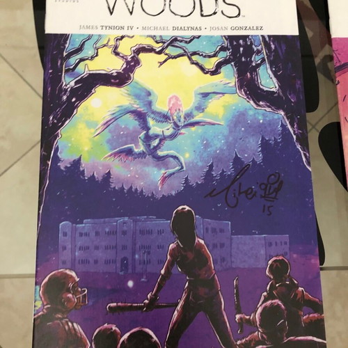 The Woods set of 8 comics new, signed by Michael Dialynas