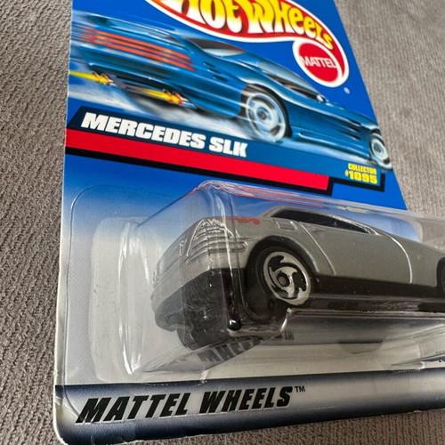 Hot Wheels Mercedes SLK gray new vintage mainline 1999 model