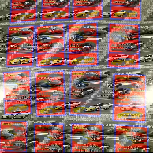 Κάρτες 2006AUTO SPEED μεταχειρισμένες, πακέτο 16