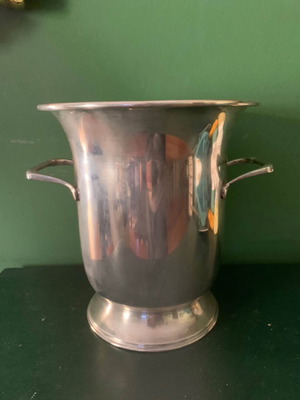 Vintage bottle cooler vase used