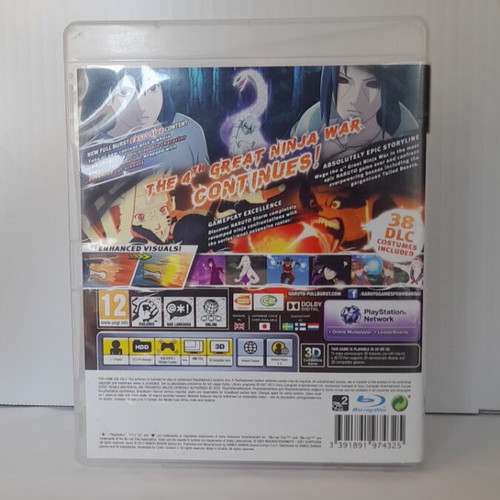 Naruto Shippuden Ultimate Ninja Storm 3 Full Burst PS3 game like new, English version