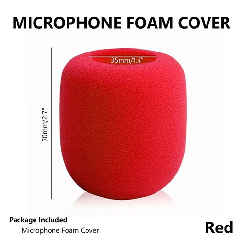 Microphone Windshield Sponge Red new