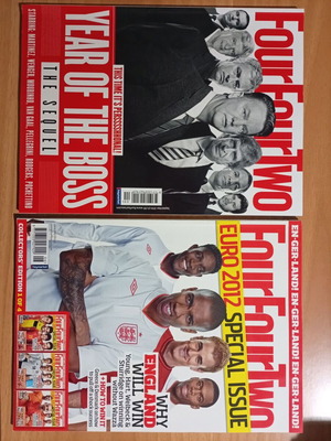 Περιοδικά Four Four Two Euro 2012, Ιούνιος 2012 και Σεπτέμβριος 2014 σαν καινούργια