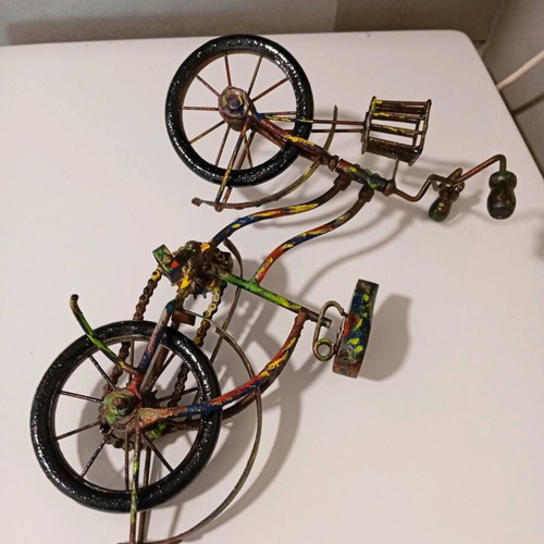 Decorative iron bicycle new with colorful design