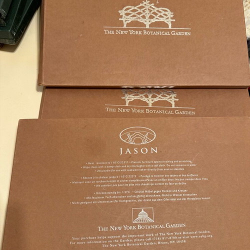 Jason placemats vintage, pack of 12, New York Botanical Garden, like new