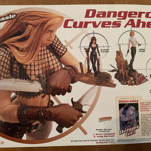 Danger Girl full set 4 figures McFarlane Toys 1999 new