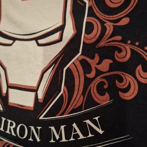 Iron Man Marvel T-shirt 3XL like new, black, soft fabric
