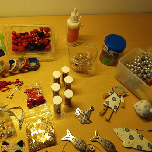Craft supplies pack new with decorative and packaging materials