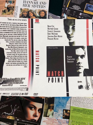 DVD covers used, pack of 240 from various movies
