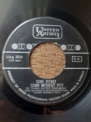 Gene Pitney Town Without Pity 7" single μεταχειρισμένο, pop