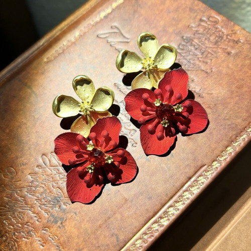 Two pairs of earrings used