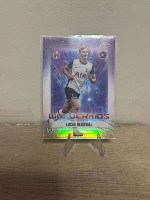Lucas Bergvall RC Tottenham Wonderkids Topps Chrome 2025 new