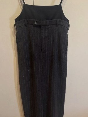 Dress made of cold wool size S like new, black and gray