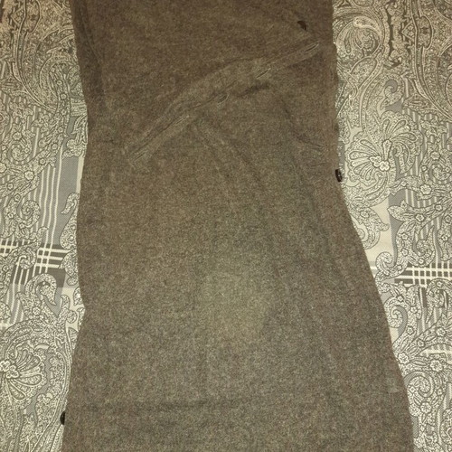 Alexander McQueen dress used, sleeveless knitted shirt dress gray
