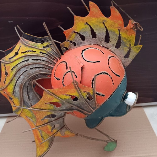 Decorative Hanging Fish for Candle used, handmade