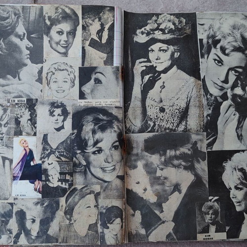 Album with actor photo clippings No2, 50 pages, 17x25cm