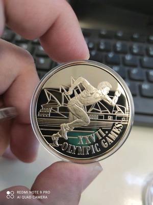 Olympic Games Sydney 2000 commemorative medal unused in protective capsule