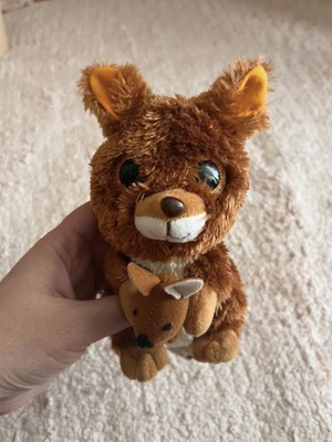 Plush kangaroo toy like new, very soft