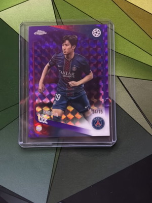 Kang In Lee Topps Chrome 25-26 κάρτα σαν καινούργιο