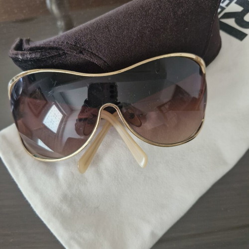 Givenchy sunglasses used, gold color